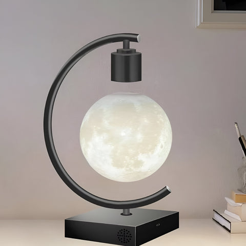 Miomu Lámpara LED Luna Flotante Magnética, Diseño 2 en 1