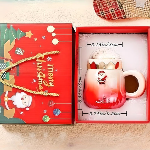 Miomu Taza Navideña, Diseño Bola de Nieve