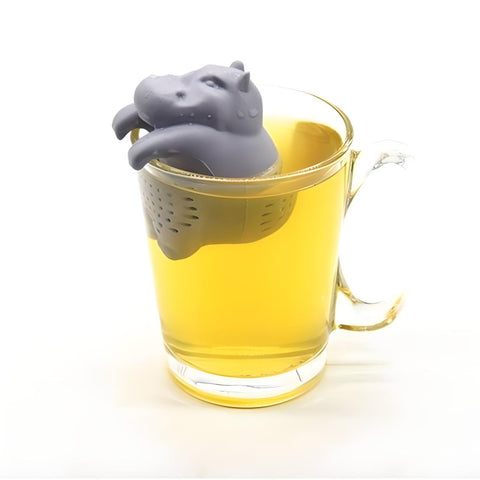 Miomu Infusor de Té, Diseño Hipopótamo Escalando