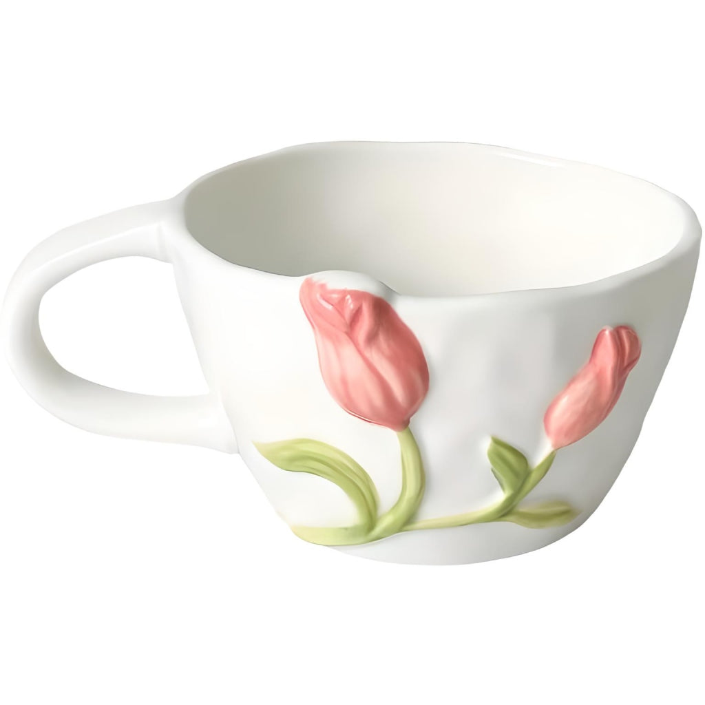 Miomu Taza de Cerámica Tulipán 3D