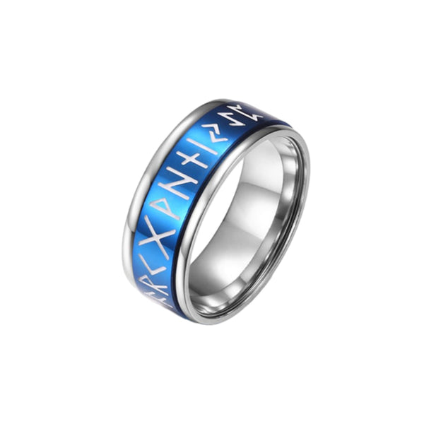 CR Charms Anillo Runas Vikingas, Acero