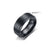 CR Charms Anillo Eclipse Negro, Tungsteno