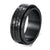 CR Charms Anillo Spinner Eclipse, Acero