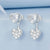 CR Charms Aretes Amor Reluciente, Plata 925