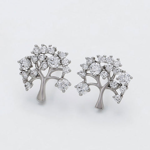 CR Charms Aretes Arbol de Vida, Alloy