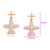 CR Charms Aretes Avioncitos, Alloy