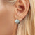 CR Charms Aretes Conchas de Mar, Plata 925