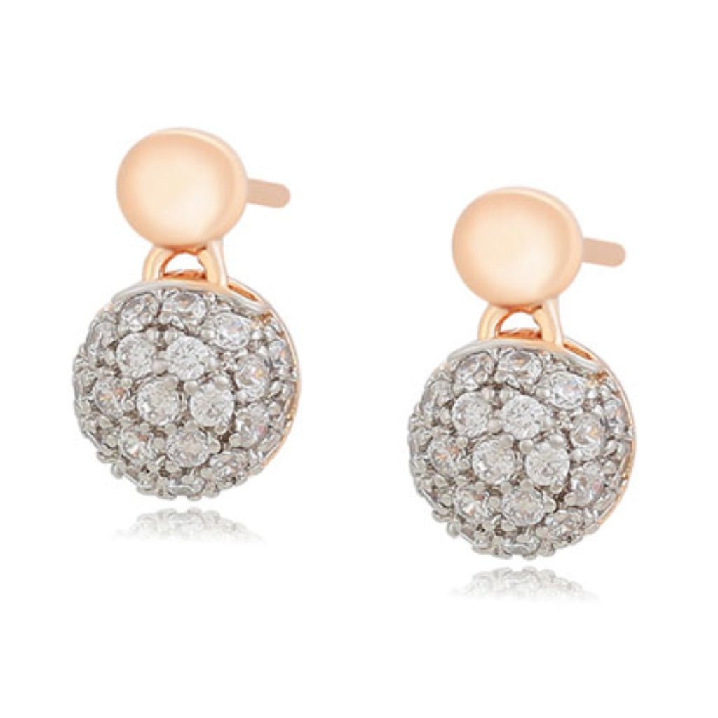 CR Charms Aretes Elegancia Deslumbrante, Alloy