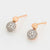 CR Charms Aretes Elegancia Deslumbrante, Alloy