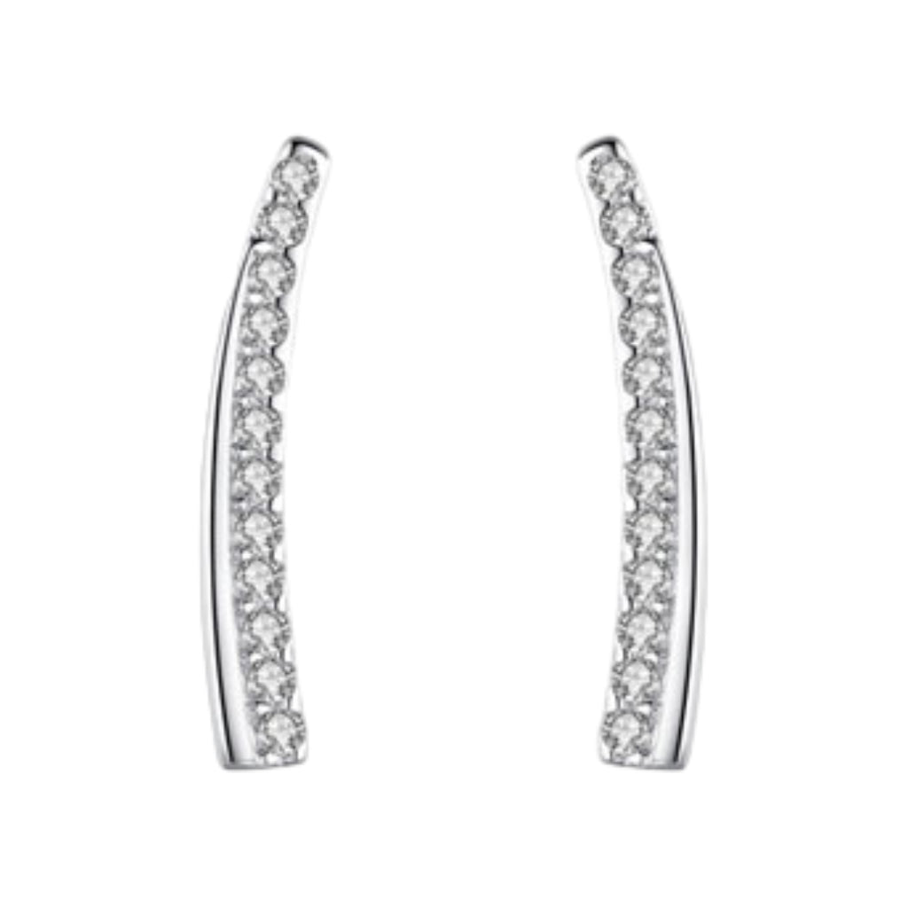 CR Charms Aretes Elegancia Lineal