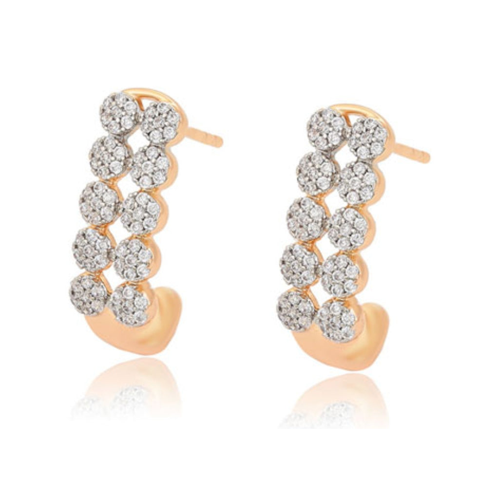 CR Charms Aretes Elegancia Luminosa, Alloy