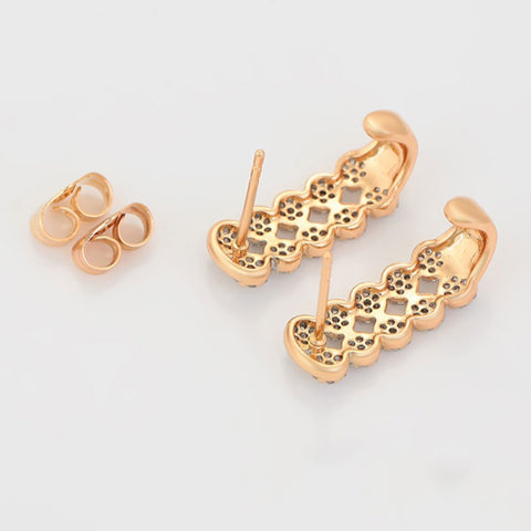 CR Charms Aretes Elegancia Luminosa, Alloy