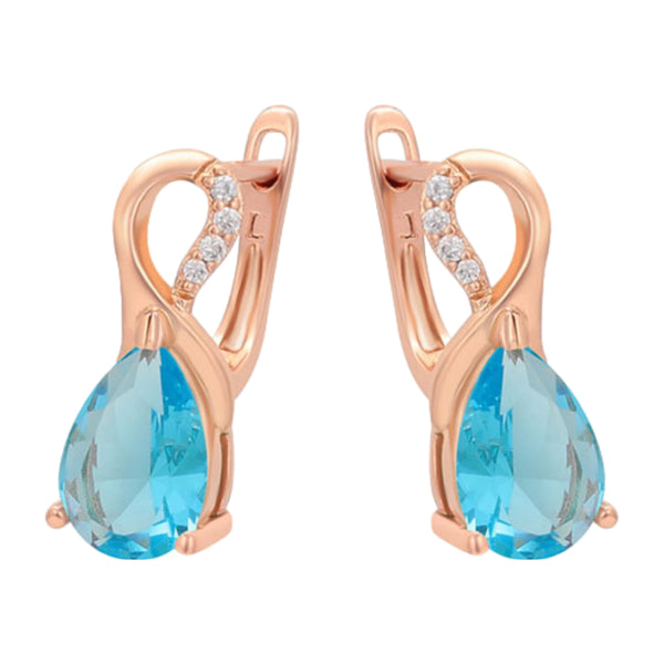 CR Charms Aretes Esplendor Turquesa, Alloy