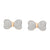 CR Charms Aretes Moños Coquetos, Alloy