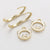 CR Charms Aretes Osito Encantador, Alloy