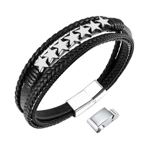 CR Charms Brazalete Galaxia Rebelde, Cuero