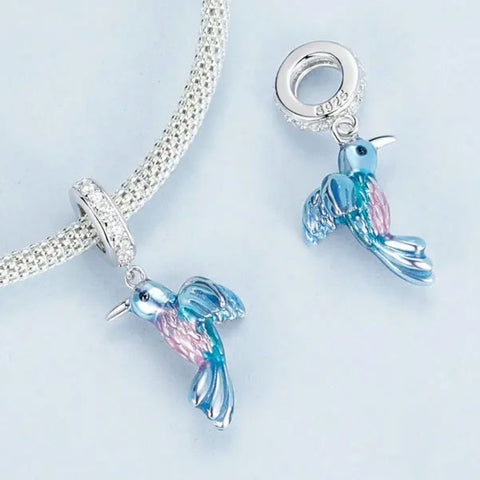 CR Charms Charm Vuelo Vibrante, Plata 925