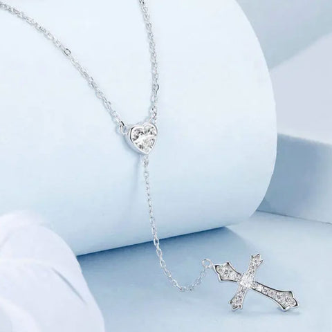 CR Charms Collar Amor Divino, Plata 925