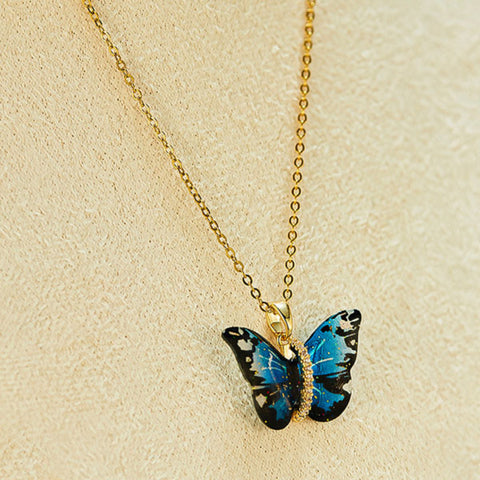 CR Charms Collar Morpho Radiante, Acero