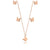 CR Charms Collar Vuelo de Mariposas, Alloy