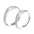 CR Charms Duo Anillos de Promesa Lazos Eternos, Plata 925