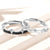 CR Charms Duo Anillos de Promesa Realeza Eterna, Plata 925