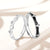 CR Charms Duo Anillos de Promesa Realeza Eterna, Plata 925