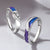 CR Charms Duo Anillos de Promesa Universo de Amor, Plata 925