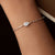 CR Charms Pulsera Ajustable Destello Brillante, Plata 925