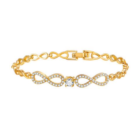 CR Charms Pulsera Lazos de Infinito, Alloy