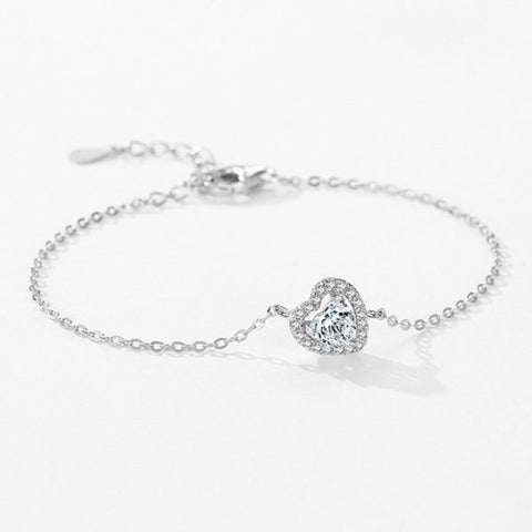 CR Charms Pulsera Susurro de Amor, Plata 925