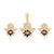 CR Charms Set Collar y Aretes Mano de Fátima, Alloy