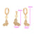 CR Charms Set Collar y Aretes Mariposas Místicas, Alloy