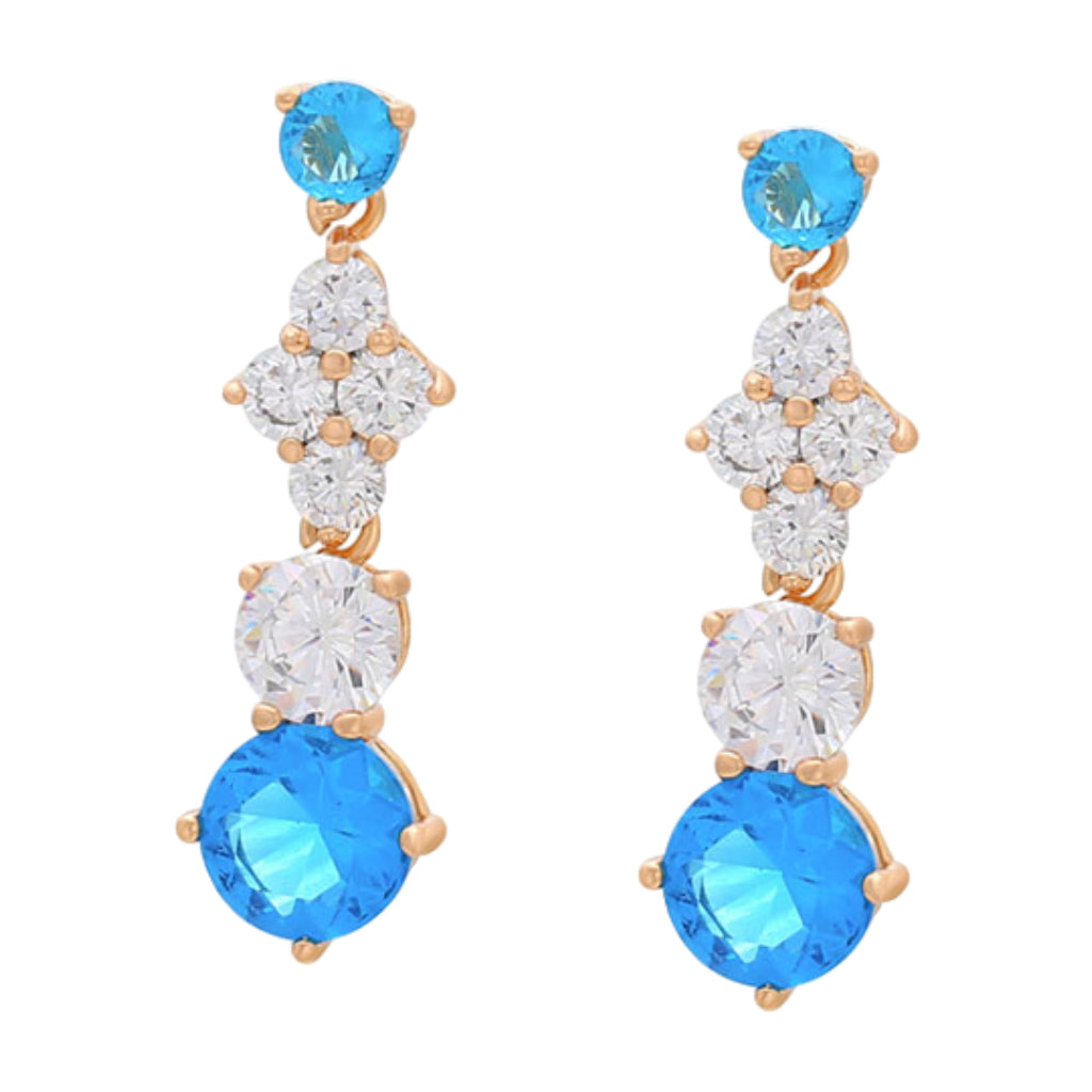 CR Charrm Aretes Azul Celestial, Alloy