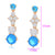 CR Charrm Aretes Azul Celestial, Alloy