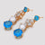 CR Charrm Aretes Azul Celestial, Alloy