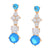 CR Charrm Aretes Azul Celestial, Alloy