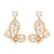 CR Charms Aretes Brillo de Mariposa, Alloy