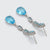 CR Charms Aretes Cascada de Lluvia, Alloy