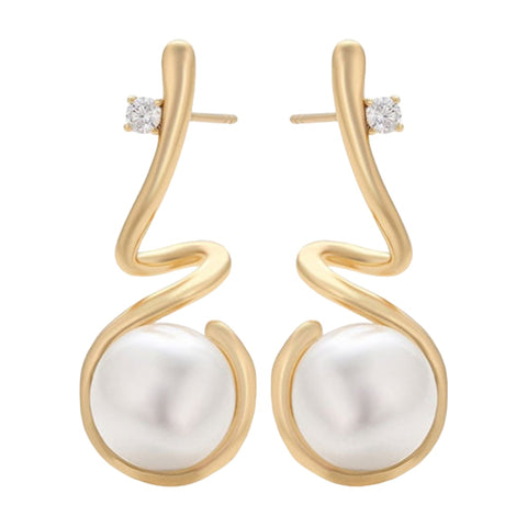 CR Charms Aretes Elegancia Audaz, Alloy