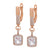 CR Charms Aretes Elegancia Cristalina, Alloy