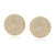 CR Charms Aretes Resplandor Dorado, Alloy