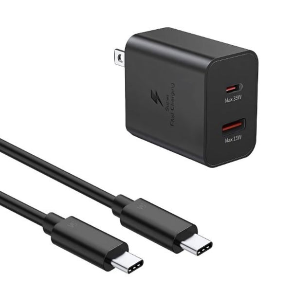 Canguro Cargador de Pared Dual USB 35 W, Negro