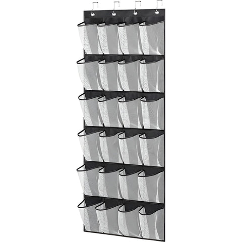 Miomu Organizador Colgante de Zapatos para Puerta, 24 Pares