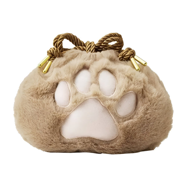 Miomu Comestiquera de Peluche, Diseño Huella de Gato