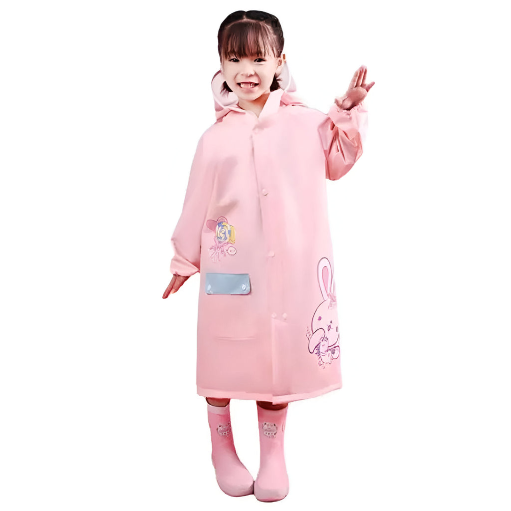 Miomu Capa Impermeable con Cubierta para Mochila, Rosa