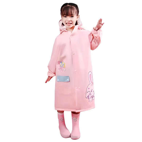 Miomu Capa Impermeable con Cubierta para Mochila, Rosa