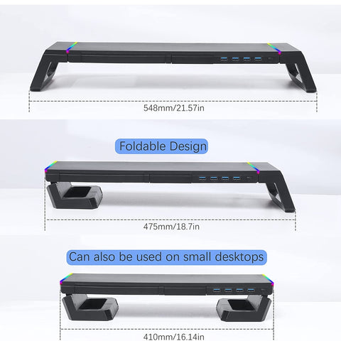 Miomu Soporte para Monitor con USB