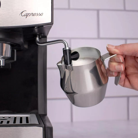 Capresso - Cafetera Mini Drip para 5 tazas, color negro y acero inoxidable