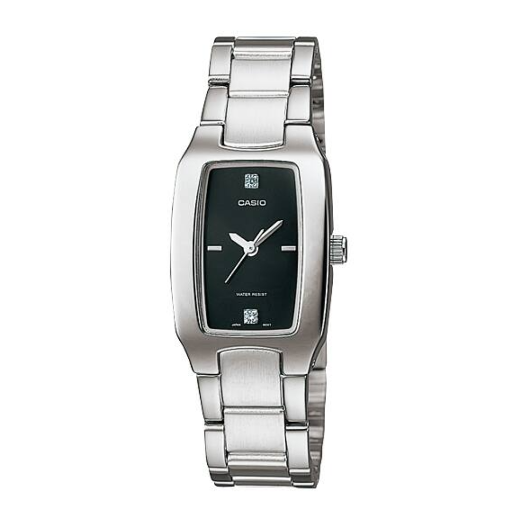 Casio Reloj Analógico Casual de Acero Inoxidable, para Mujer